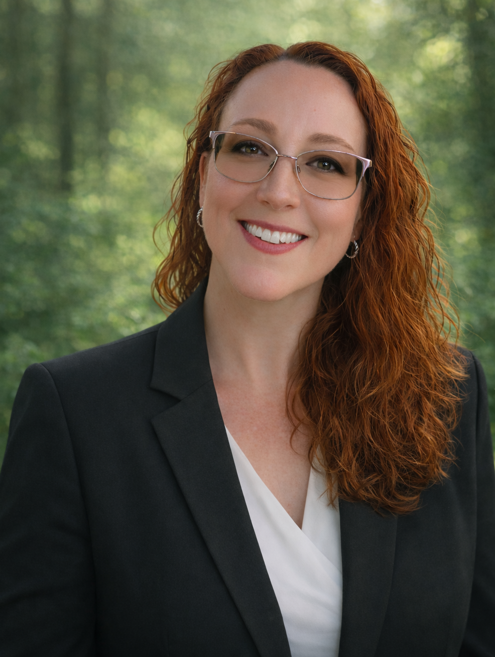 Professional portrait in nature light